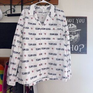 SKIMS Team USA Pajama Top